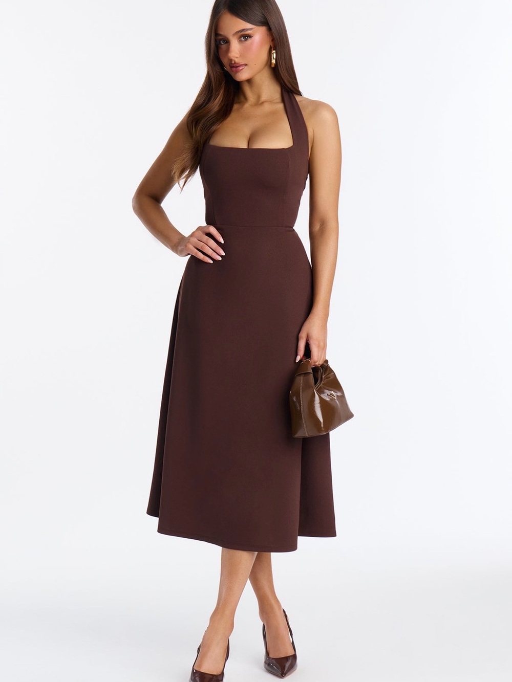 Fashion Nova Alena Dress Midi 1x